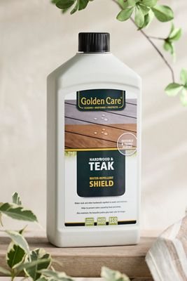 Golden Care Hardwood + Teak Water-Repellent Shield