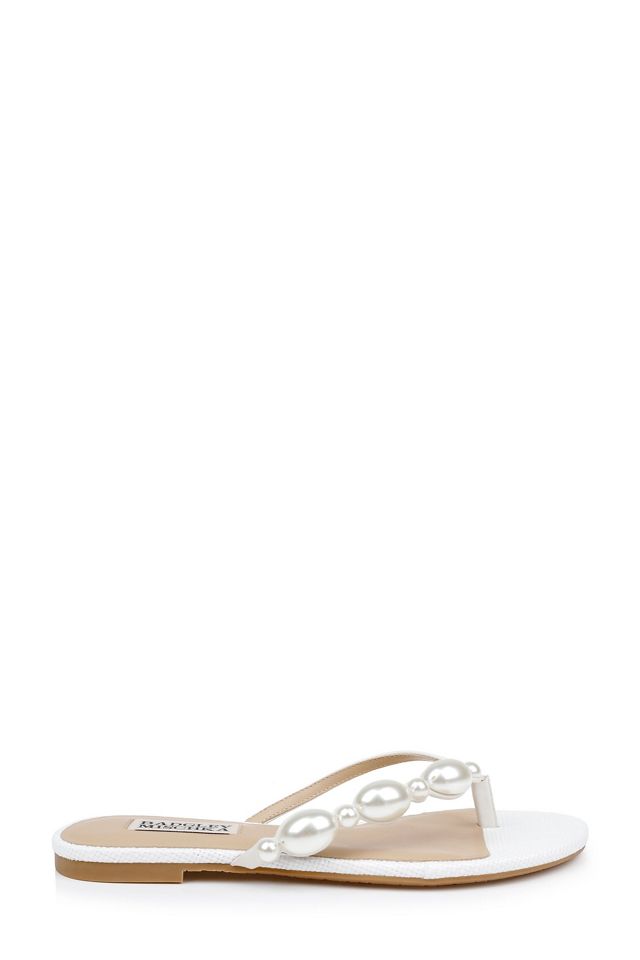 Badgley Mischka Dyana Pearl Thong Sandals #2