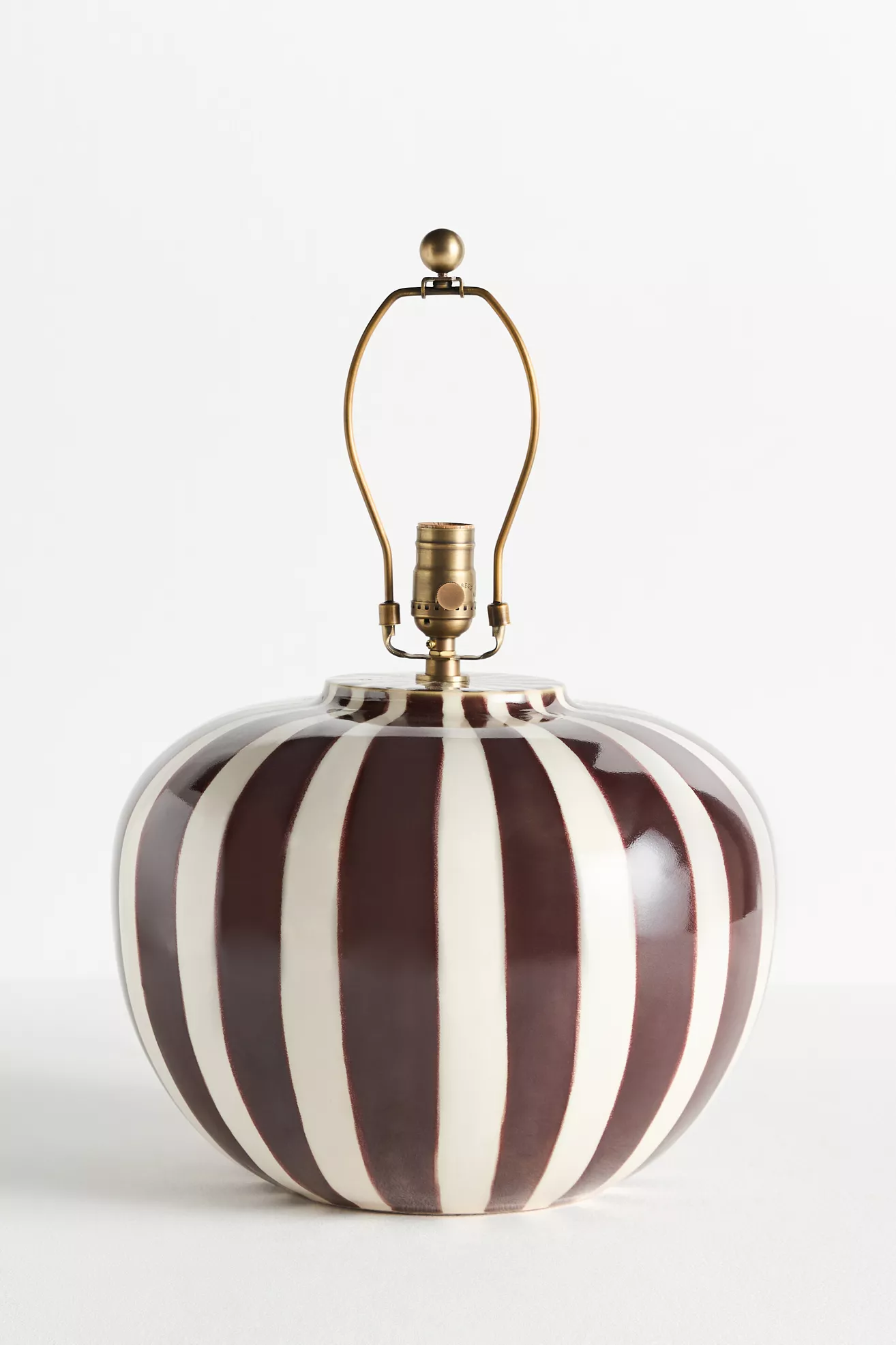 Lys Striped Ceramic Table Lamp Base
