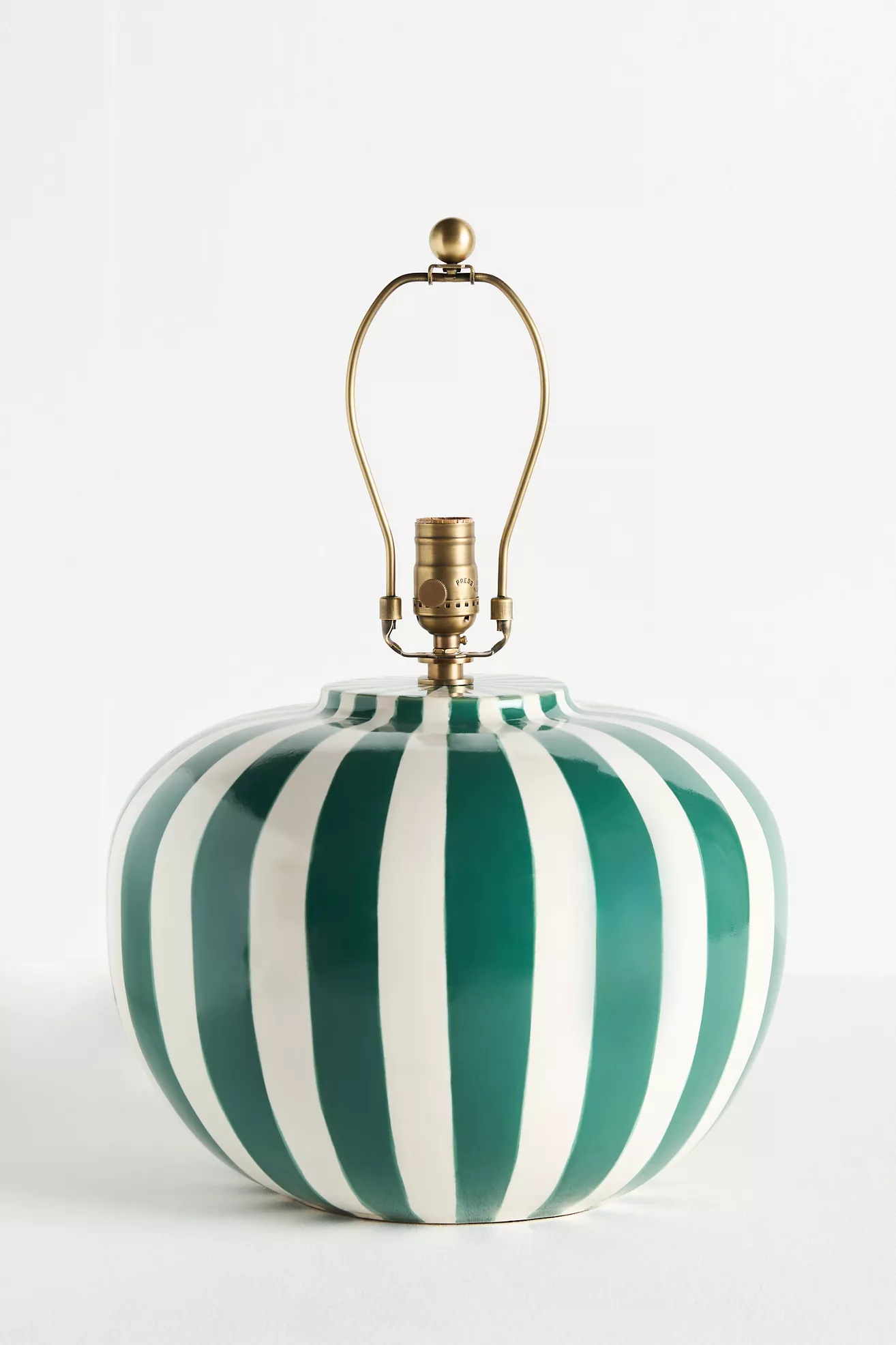 Lys Striped Ceramic Table Lamp Base - thumbnail 6