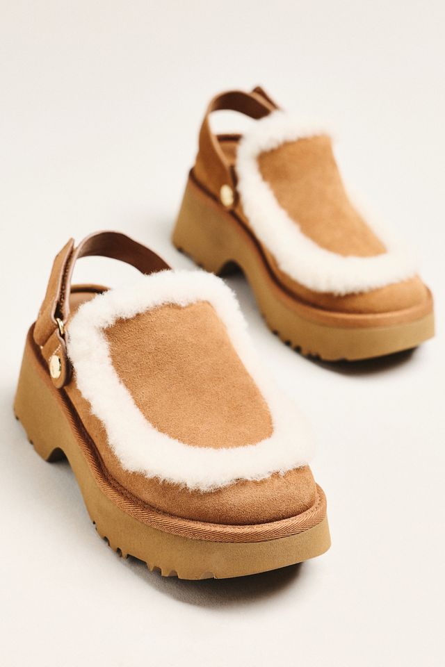 UGG Esme Suede Slingback Clogs #1