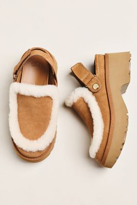 UGG Esme Suede Slingback Clogs