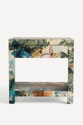 Anthropologie Hale Canvas Side Table In Multi
