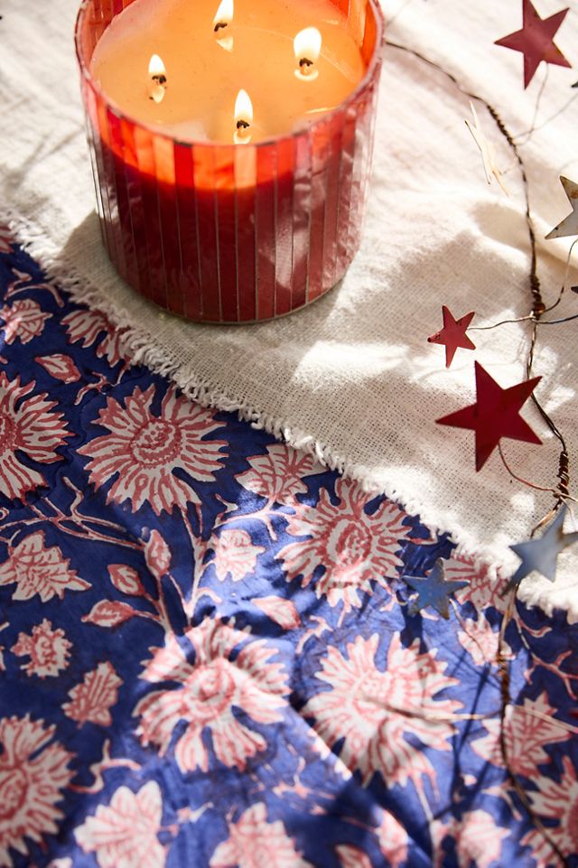 Americana Ruffle Cotton Tablecloth #2