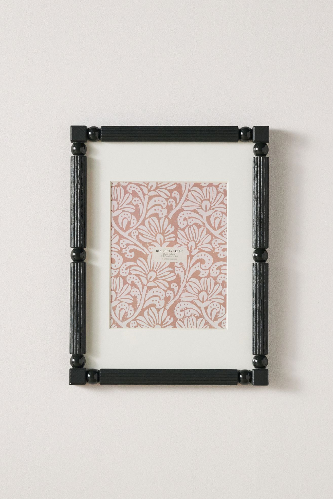 Benedicta Geometric Gallery Picture Frame - Black, Standard, 12" X 16"
