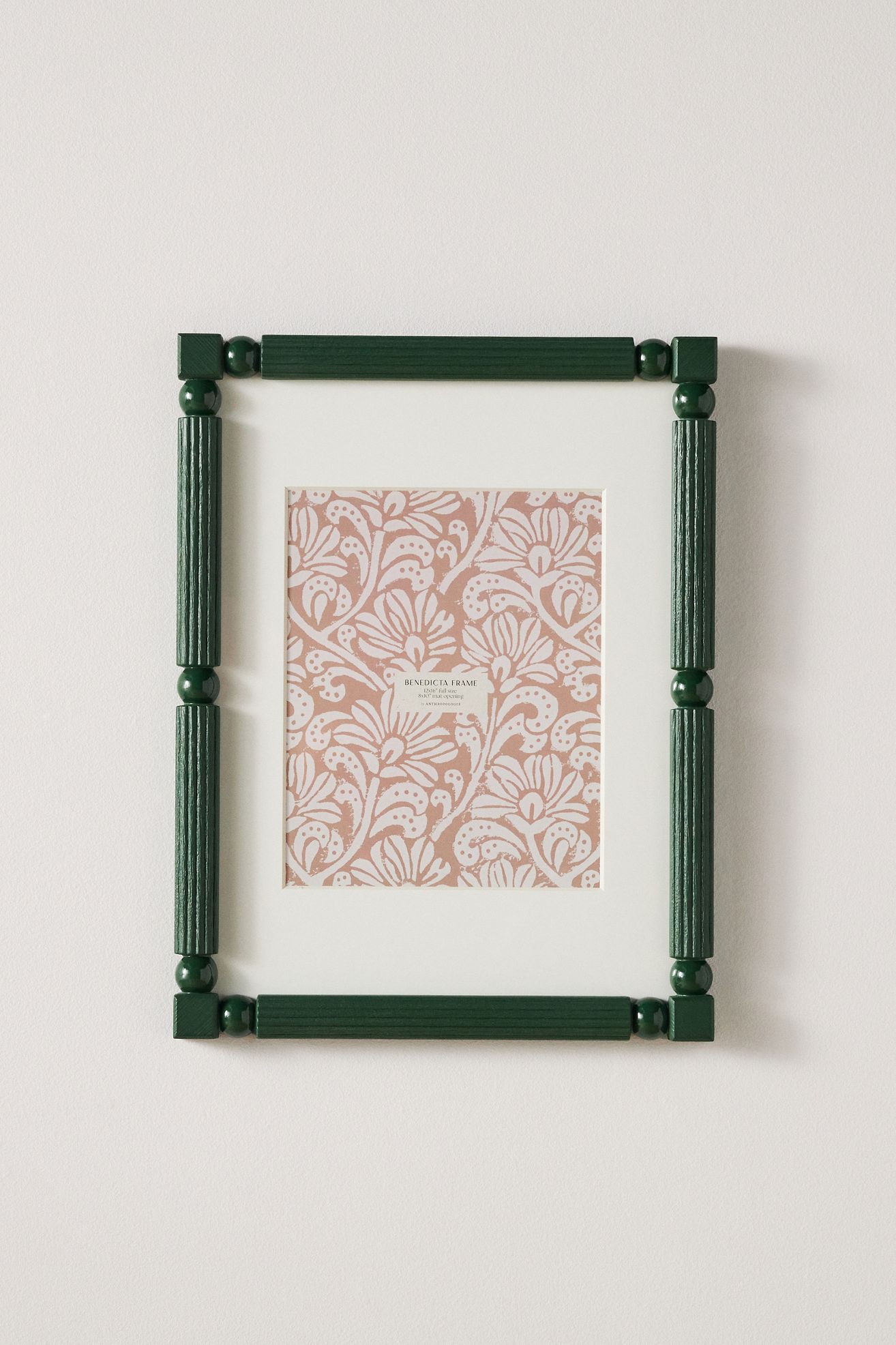 Benedicta Geometric Gallery Picture Frame - Green, 16" X 20"
