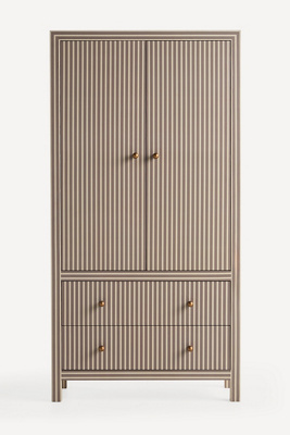 Anthropologie Hale Canvas Cabinet In Brown