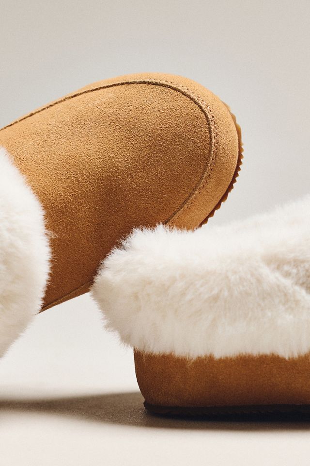SOREL GO Coffee Run Suede Faux Fur Slippers #2