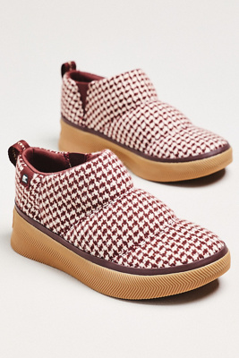 Sorel Out N About Iv Mini Puffy Boots In Animal Print