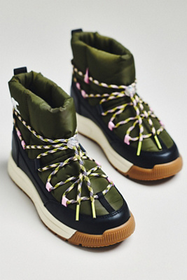 Sorel Whitney Iii Waterproof Slip-on Boots In Green