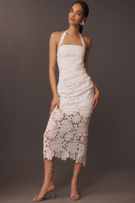 strapless open back dress One Shoulder Jacquard Dress  Shop Karlie