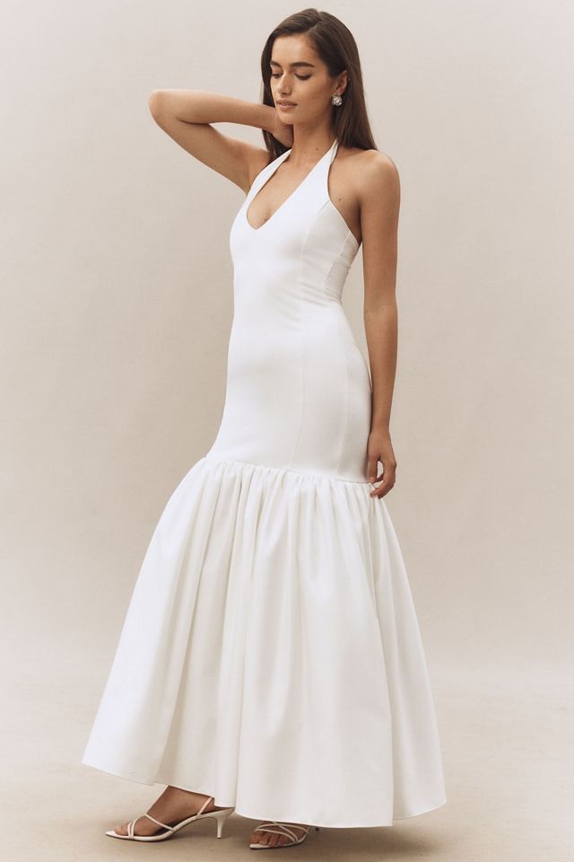 Delfi Collective Isha Halter Fit & Flare Maxi Dress #3