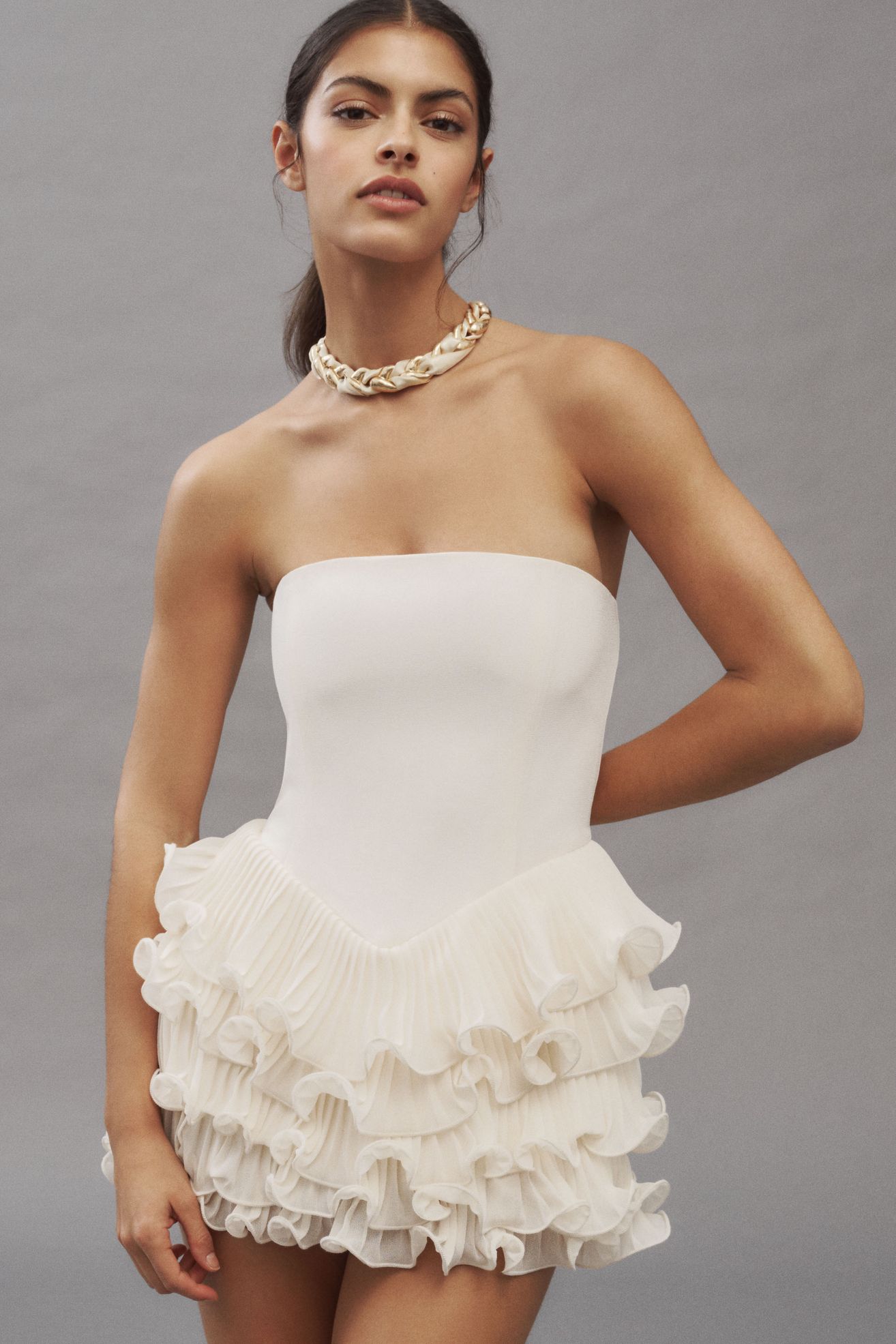 geoffrey beene jersey dress Iconic Fall 1989 Geoffrey Beene Heavily Documented Backless Jersey Dre –  Shrimpton Couture main image 0