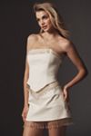 Delfi Collective Kiyana Strapless Beaded Top & Carli Mini Skirt Set