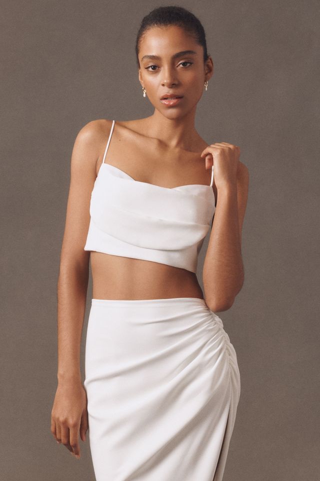 Delfi Collective Nina Crop Top & Asymmetric Midi Skirt Set #2