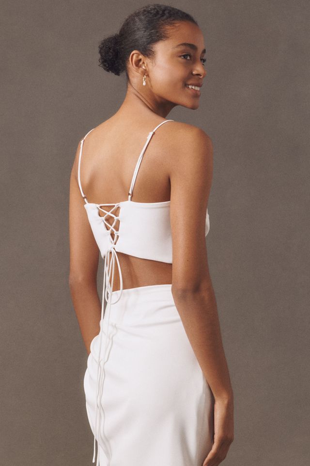 Delfi Collective Nina Crop Top & Asymmetric Midi Skirt Set #4