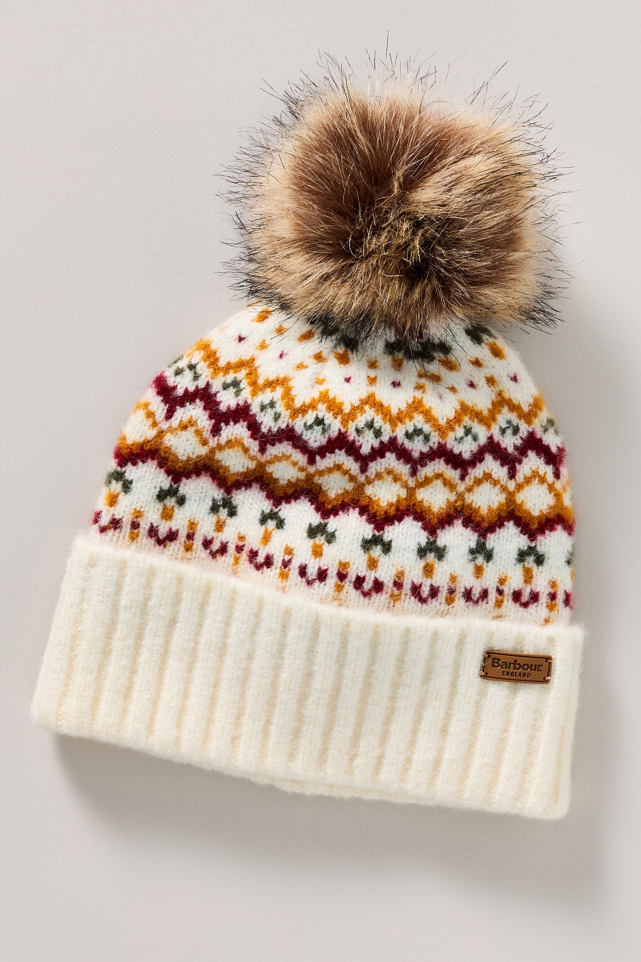 Barbour Fairisle Pom Beanie