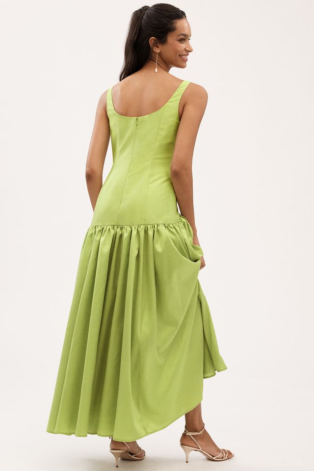 Hutch Gabriella V-Neck Drop-Waist Maxi Dress #1