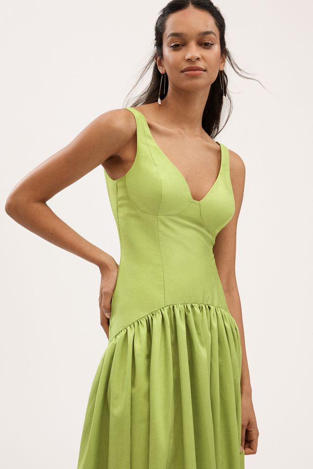 Hutch Gabriella V-Neck Drop-Waist Maxi Dress #2