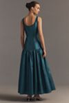 Hutch Gabriella V-Neck Drop-Waist Maxi Dress