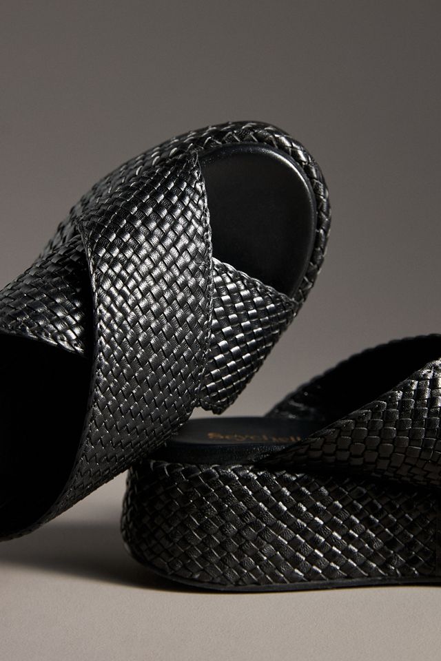Seychelles Key West Woven Platform Slide Sandals #2