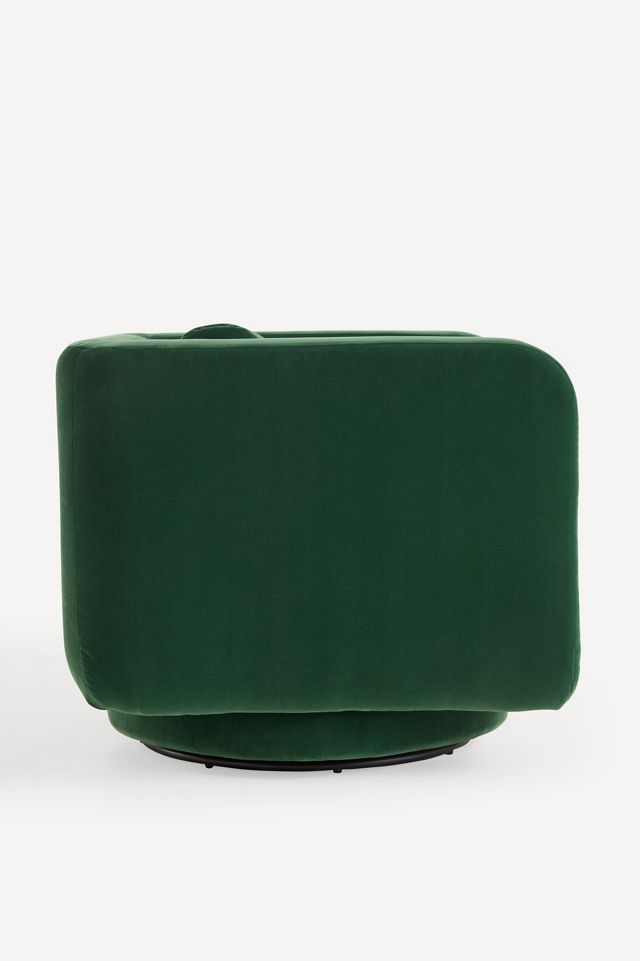 Lulu Velvet Swivel Chair #2