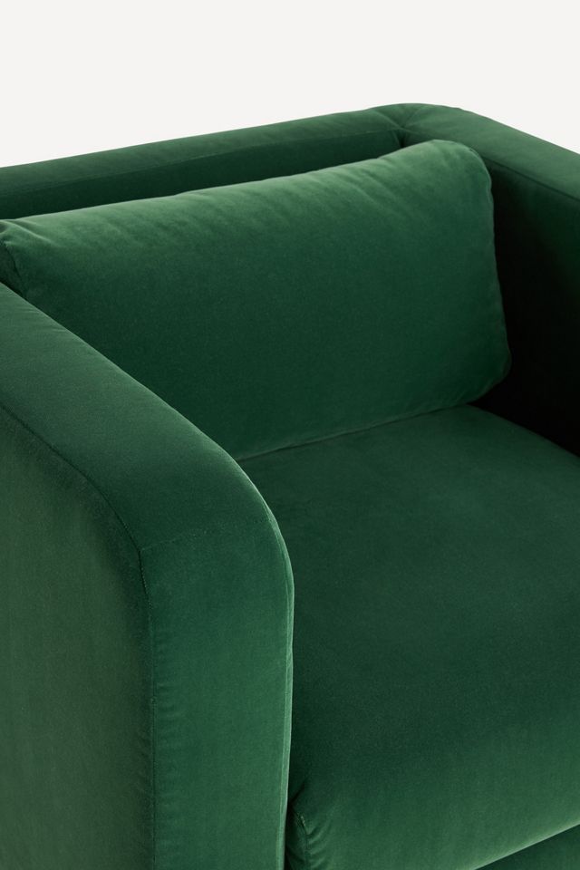 Lulu Velvet Swivel Chair #4