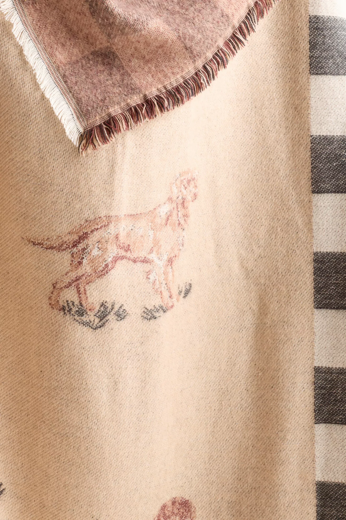 Woven Jacquard Patterned Throw Blanket - thumbnail 9