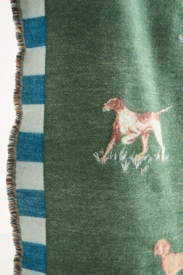 Woven Jacquard Patterned Throw Blanket