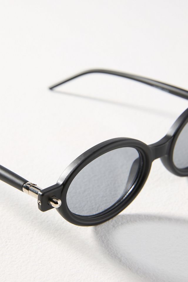 Matte Oval Sunglasses #3