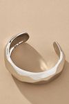 Thick Hammered Cuff Bracelet