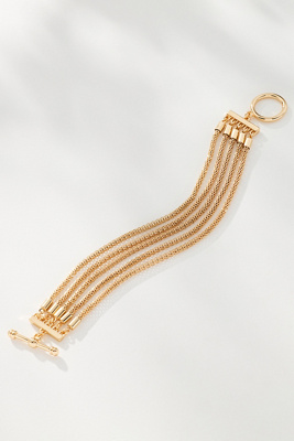By Anthropologie Metal Chain Bracelet In Gold