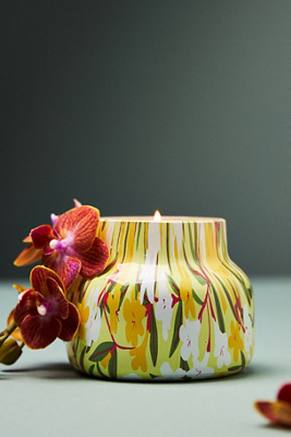 Bougie Petite Jarre Aloha Orchid en Yellow taille: S chez Anthropologie - Capri Blue - Modalova
