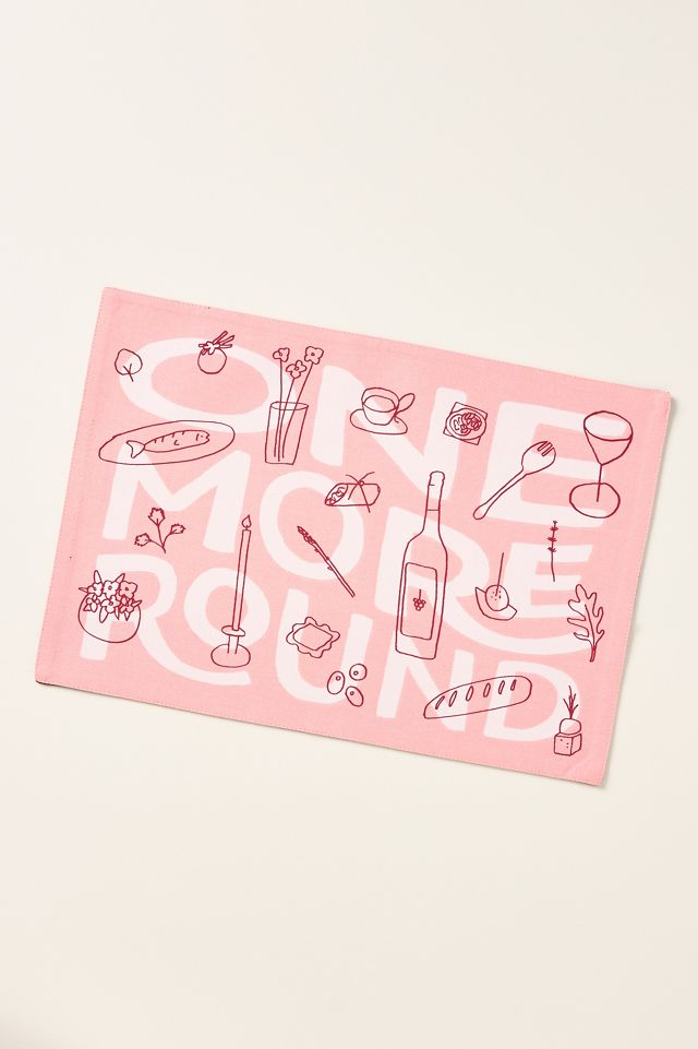 One More Round Reversible Placemats, Set of 4 #1