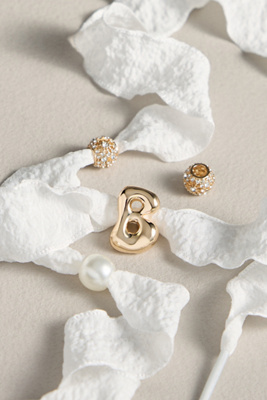 By Anthropologie Monogram Charm Shoe Laces