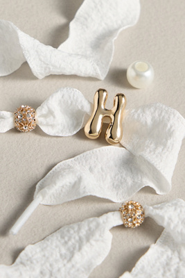 By Anthropologie Monogram Charm Shoe Laces