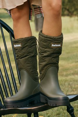 Barbour Marine Quilted Wellington Boots