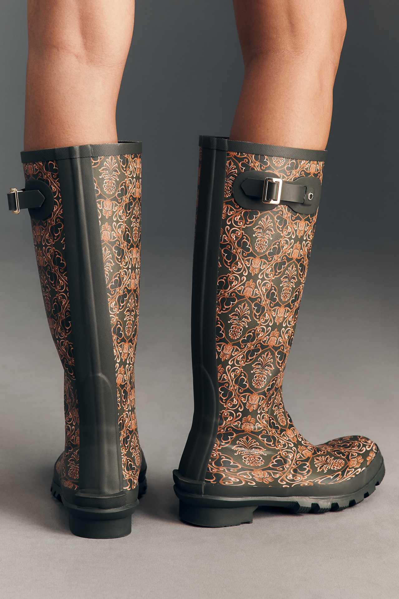 Barbour x Farm Rio Cami Printed Wellington Boots