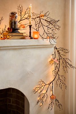Spooky Illuminated Branch Garland