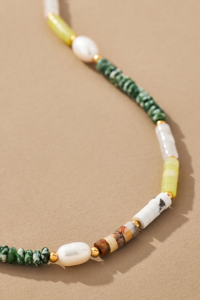 8 Other Reasons Jessi Multi Stone Beaded Necklace #1
