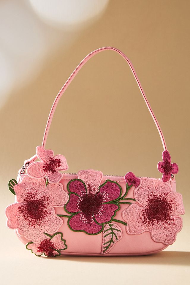 JW PEI Leona Bead-Embellished Floral Shoulder Bag #2