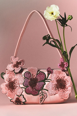 JW PEI Leona Bead-Embellished Floral Shoulder Bag | Anthropologie