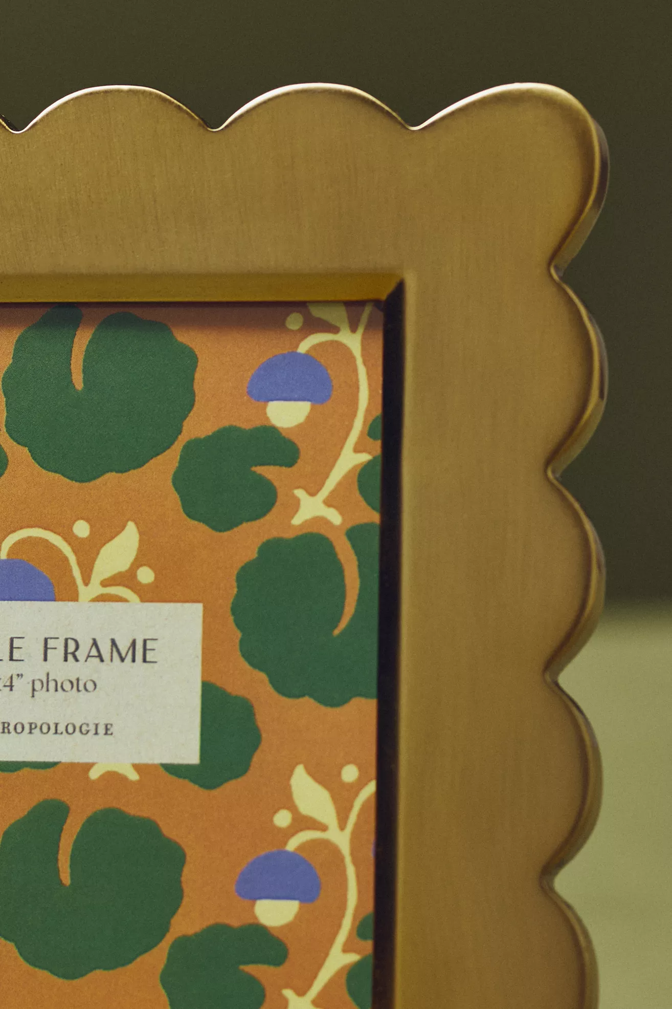 Brass Wiggle Picture Frame - thumbnail 3