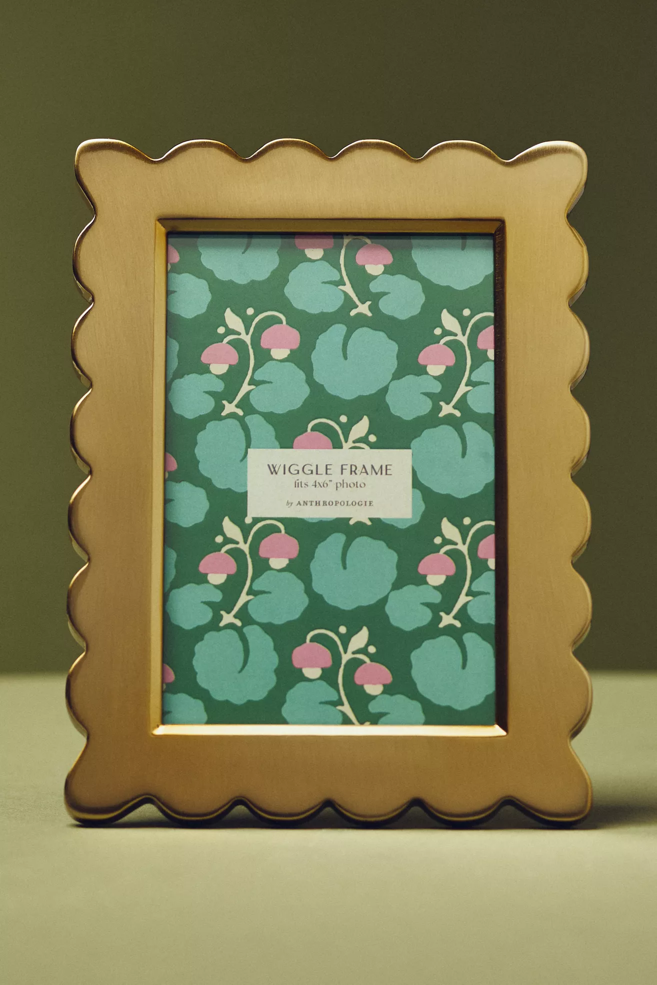 Brass Wiggle Picture Frame - thumbnail 4