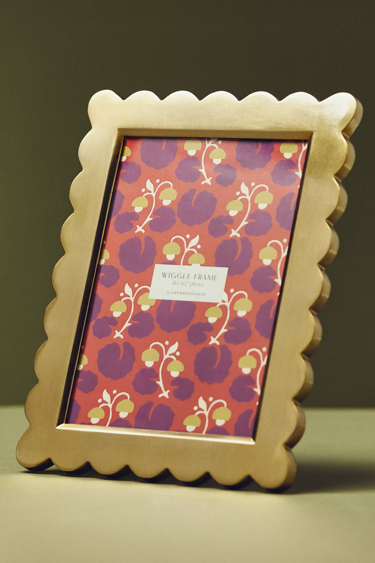 Brass Wiggle Picture Frame - thumbnail 6