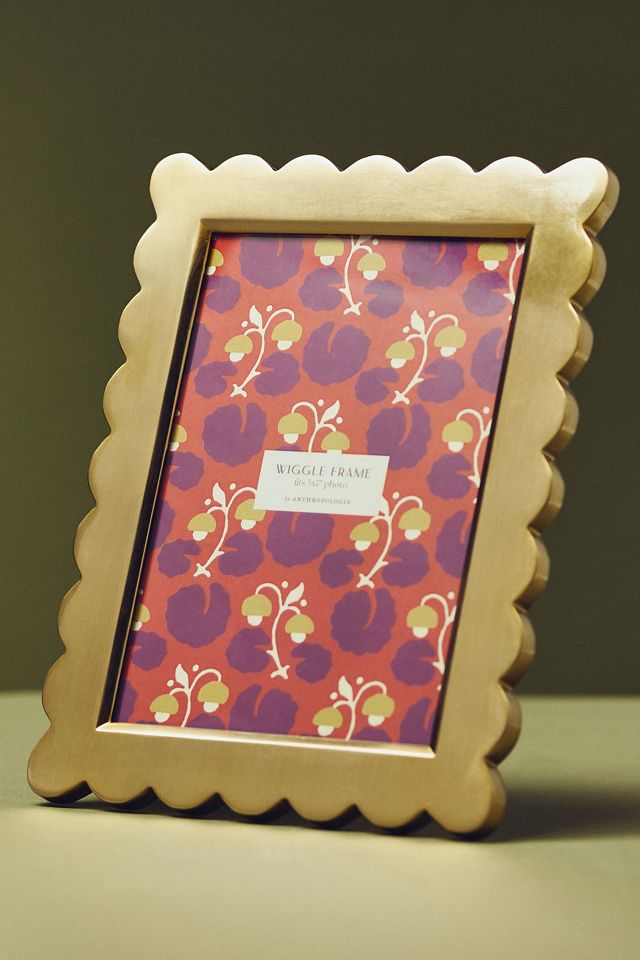 Brass Wiggle Picture Frame #5