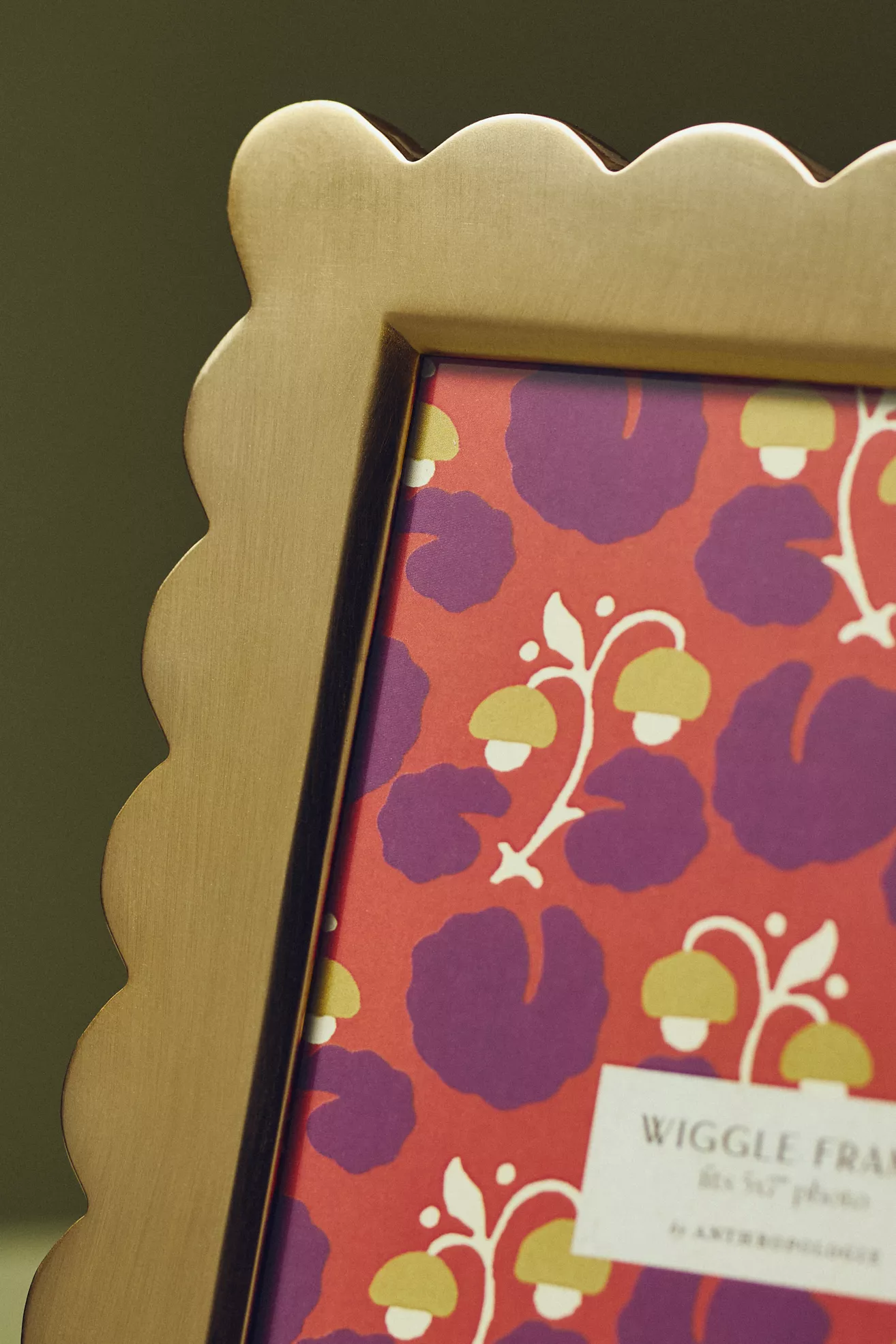 Brass Wiggle Picture Frame - thumbnail 7
