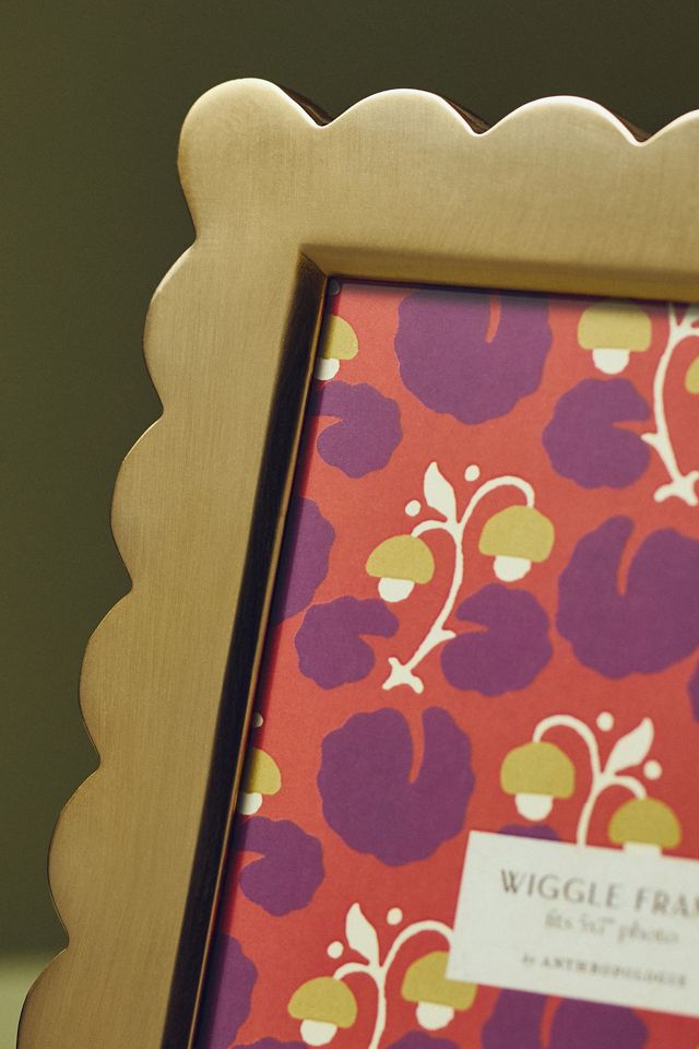 Brass Wiggle Picture Frame #6