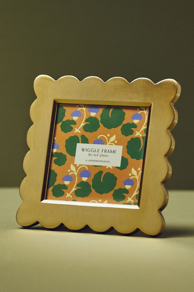 Brass Wiggle Picture Frame #1