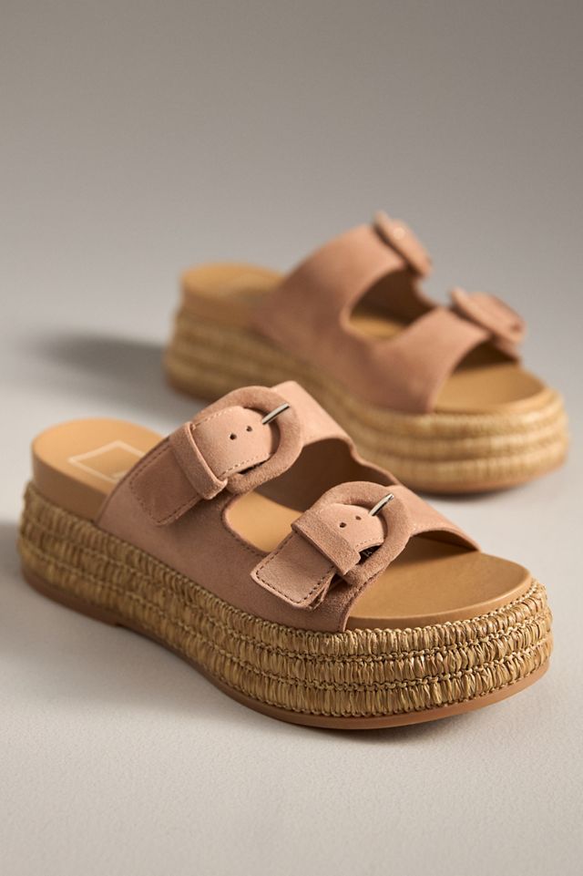 Dolce Vita Witny Buckled Platform Slide Sandals #1